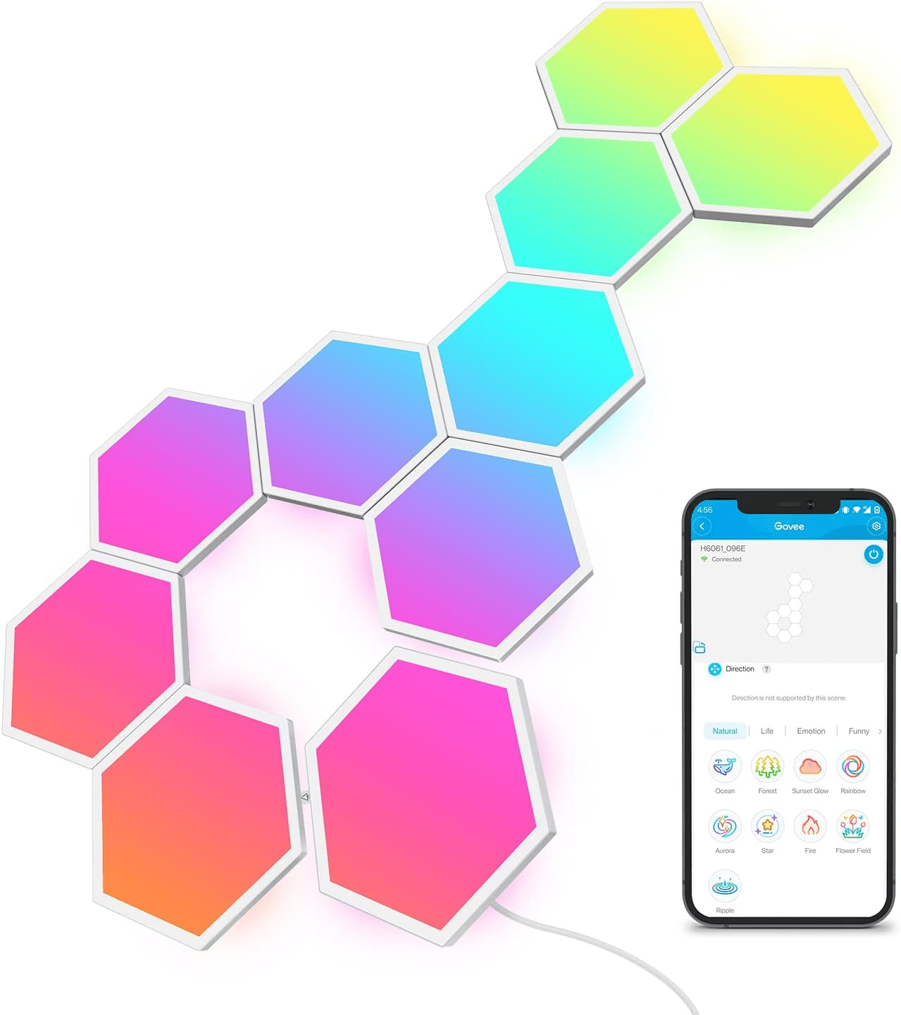 image-92 Hexagon LED Wall Lights: Ultimate Smart Home Decor